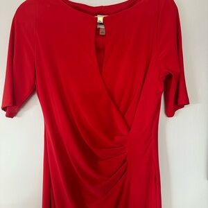 Anne Klein Vibrant Red Dress